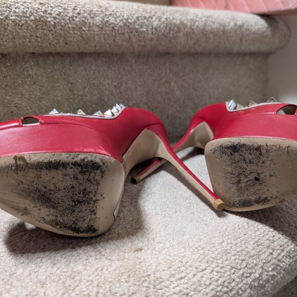 Valentino Garavani studded platform peep-toe pumps - Picture 7 of 7